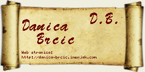 Danica Brčić vizit kartica